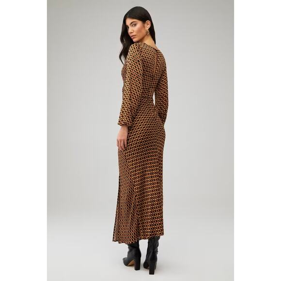 MINKPINK Valentina Maxi Dress Black Floral S NWT Sold Out - Picture 11 of 11